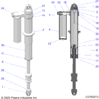 Suspension, Rear Shock Internals