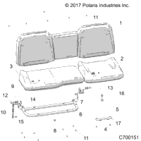 Body, Seat Asm., Rear