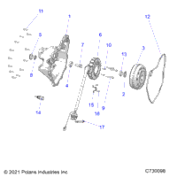 Engine, Stator Cover & Flywheel R22maa57b1/Eb5/B9