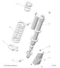 Suspension, Rear Shock Mounting, Standard/Premium