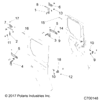 Body, Door, Rear, Mounting