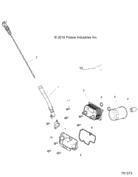 Engine, Dipstick And Oil Filter