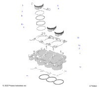 Engine, Cylinder And Piston