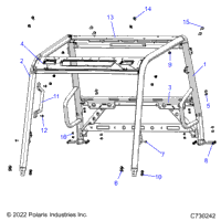 Chassis, Cab Frame R22maa57b1/Eb5/B9