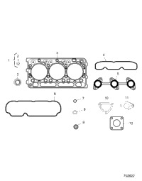 Engine, Upper Gasket Kit