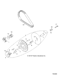 Drive Train, Secondary Clutch