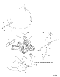 Engine, Turbo Charger Mounting