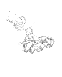 Engine, Inlet Elbow