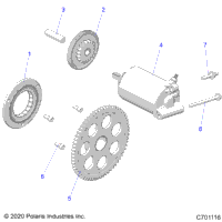 Engine, Starter Drive
