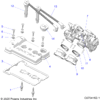 Engine, Throttle Body And Valve Cover