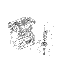 Engine, Thermostat Asm