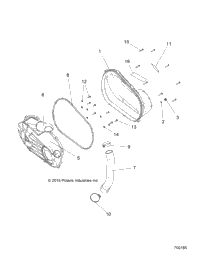 Drive Train, Clutch Cover & Ducting