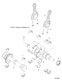 Engine, Crankshaft And Bearings