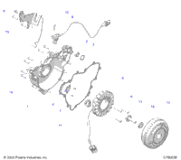 Engine, Stator And Flywheel