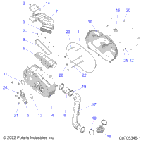 Drive Train, Clutch Cover And Ducting
