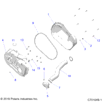 Drive Train, Clutch Cover & Ducting