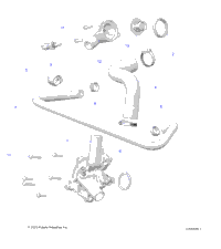 Engine, Waterpump And Bypass