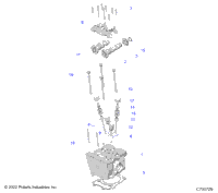 Engine, Cylinder Head, Cams & Valves