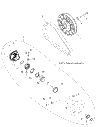 Drive Train, Secondary Clutch