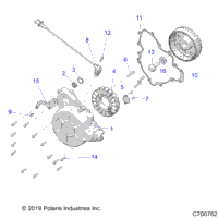 Engine, Stator And Flywheel