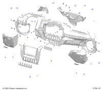 Body, Dash Lower Z25xpd92a/92B