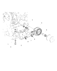 Engine, Oil Cooling System