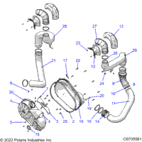 Drive Train, Clutch Cover And Ducting