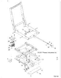 Body, Seat Base Adjuster Z18vds92c2/Cu