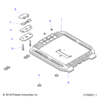 Body, Seat Base, Passenger, Tractor Z21nas99cg