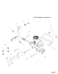 Brakes, Pedal & Master Cylinder R18rte87f1/S87f1