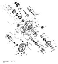 Drive Train, Main Gearcase Internal Components 1