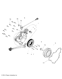 Engine, Stator And Flywheel