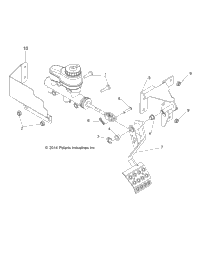 Brakes, Pedal & Master Cylinder Mounting