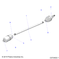 Drive Train, Half Shaft, Front