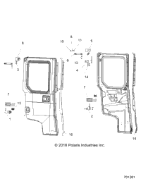 Body, Door, Rear, Full Mounting R18vu99as