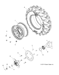Wheels, Rear Z15vaa87aj/Ac
