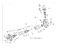 Drive Train, Front Gearcase Internals