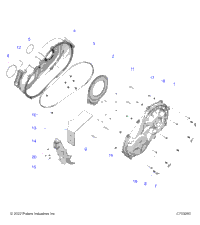 Drive Train, Clutch Cover, Inner/Outer