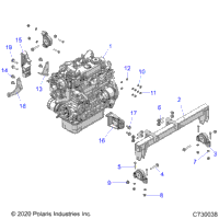 Engine, Mounting & Long Block