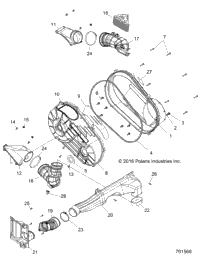 Drive Train, Clutch Cover