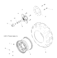 Wheels, Rear R14uh88aa/Aac/Ac/Acc/Ar/Arc/9Eab/9Eabc/9Eaa/9Eaac/9Ear/9Earc