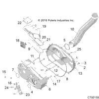 Drive Train, Clutch Cover And Ducting