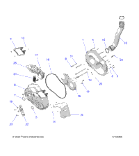 Drive Train, Clutch Cover And Ducting