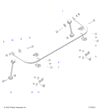 Suspension, Stabilizer Bar, Rear