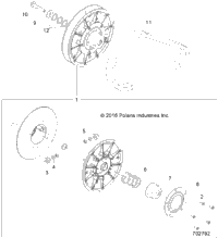 Drive Train, Secondary Clutch