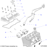 Engine, Throttle Body And Valve Cover