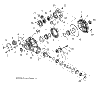 Drive Train, Gearcase, Differential, Internal Components
