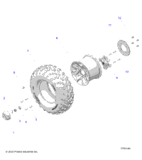 Wheels, Rear, Premium R24m4e57b4/B9