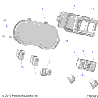 Electrical, Dash Instuments R20rre99f1/F9/Fk/S99c1/C9/Ck/S99f1/F9/Fk/P99cf/Ff