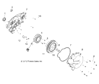 Engine, Stator & Flywheel